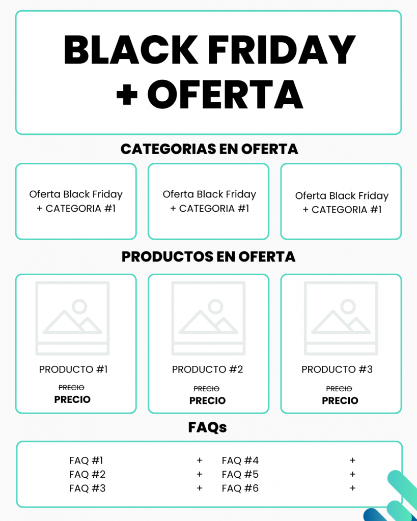 estructura landing black friday