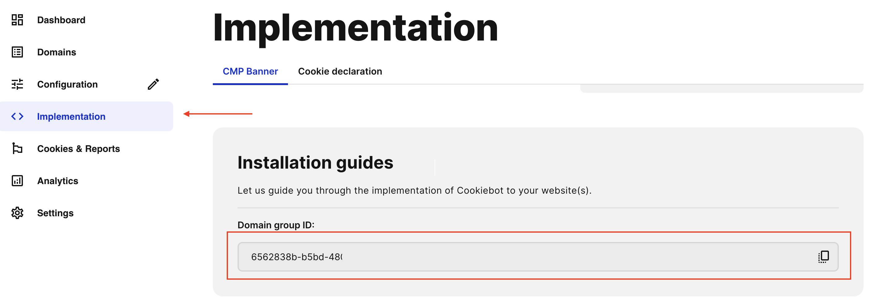 como configurar cookiebot