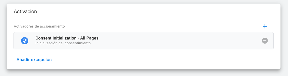 configuración cookiebot mediante tag manager
