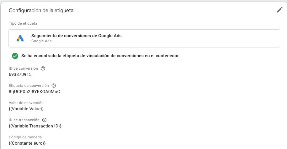 Seguimiento de conversiones Google Ads