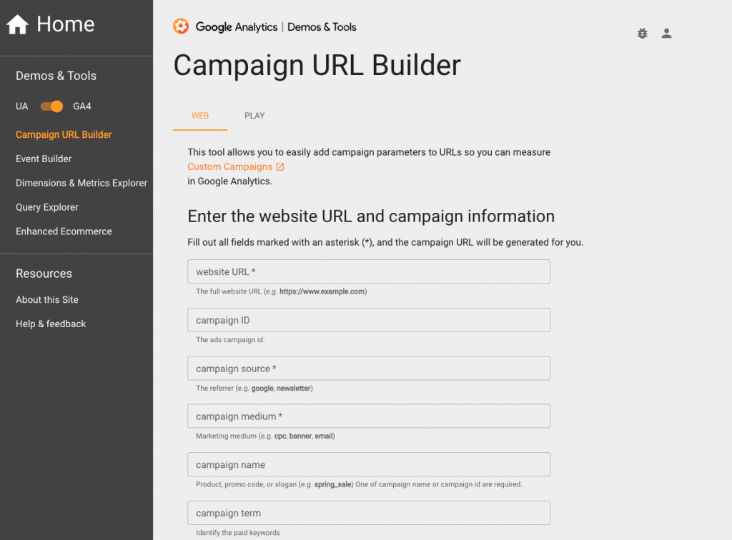utm builder