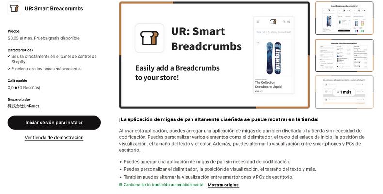 Plugin para Instalar Migas de pagn en Shopify