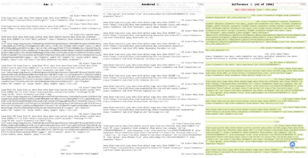 Analisis del renderizado web en una auditoría SEO técnica